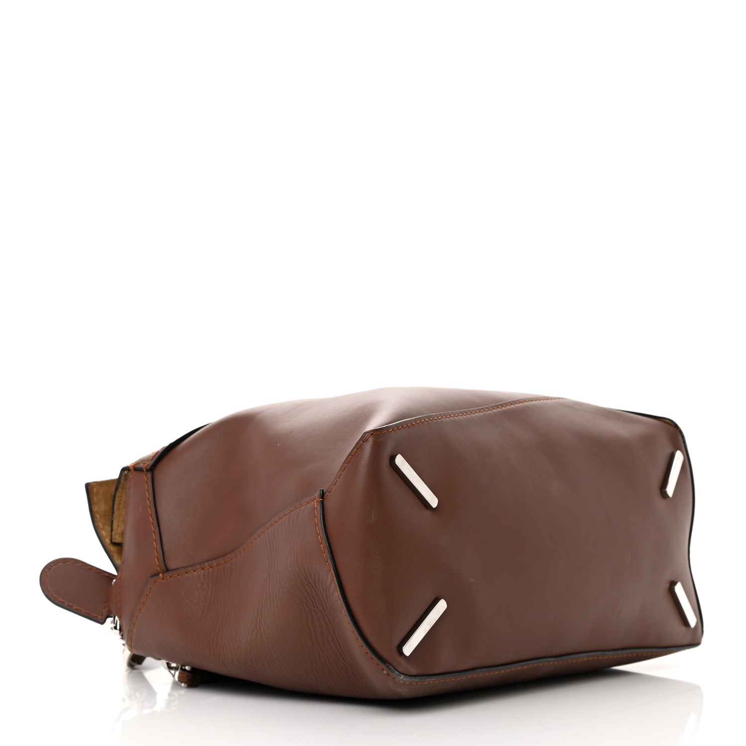Loewe Calfskin Large Puzzle Edge Bag Brown 4 of 19