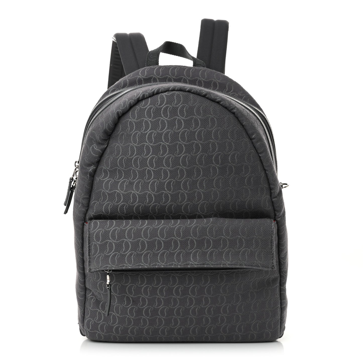 Logo Jacquard Zip N Flap Backpack Smoky
