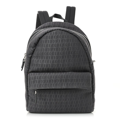 Christian Louboutin Logo Jacquard Zip N Flap Backpack Smoky 1 of 10