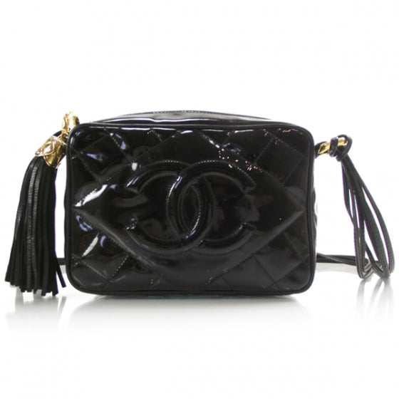 Chanel Patent Quilted Tassel Bag 1 of 13