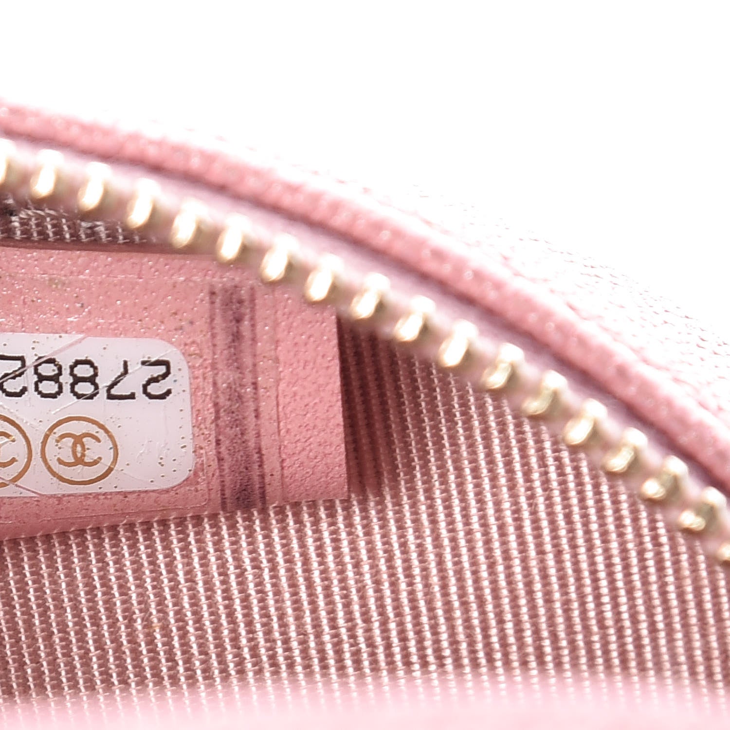 Chanel Iridescent Caviar Quilted Round Clutch With Chain Pink 9 of 10