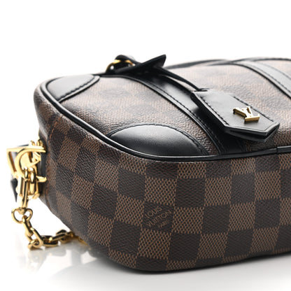 Louis Vuitton Damier Ebene Valisette Souple BB Black 7 of 10