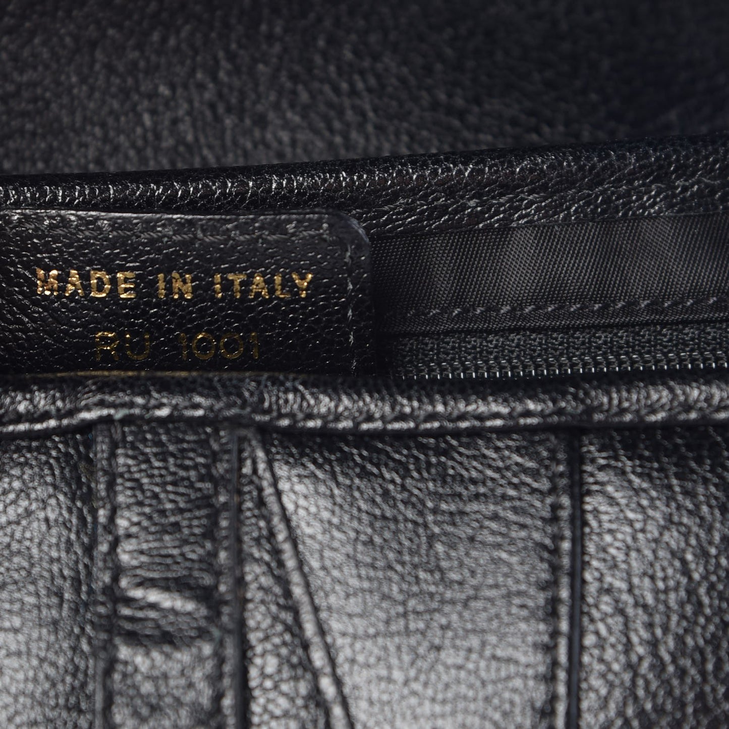 Calfskin Saddle Bag Black