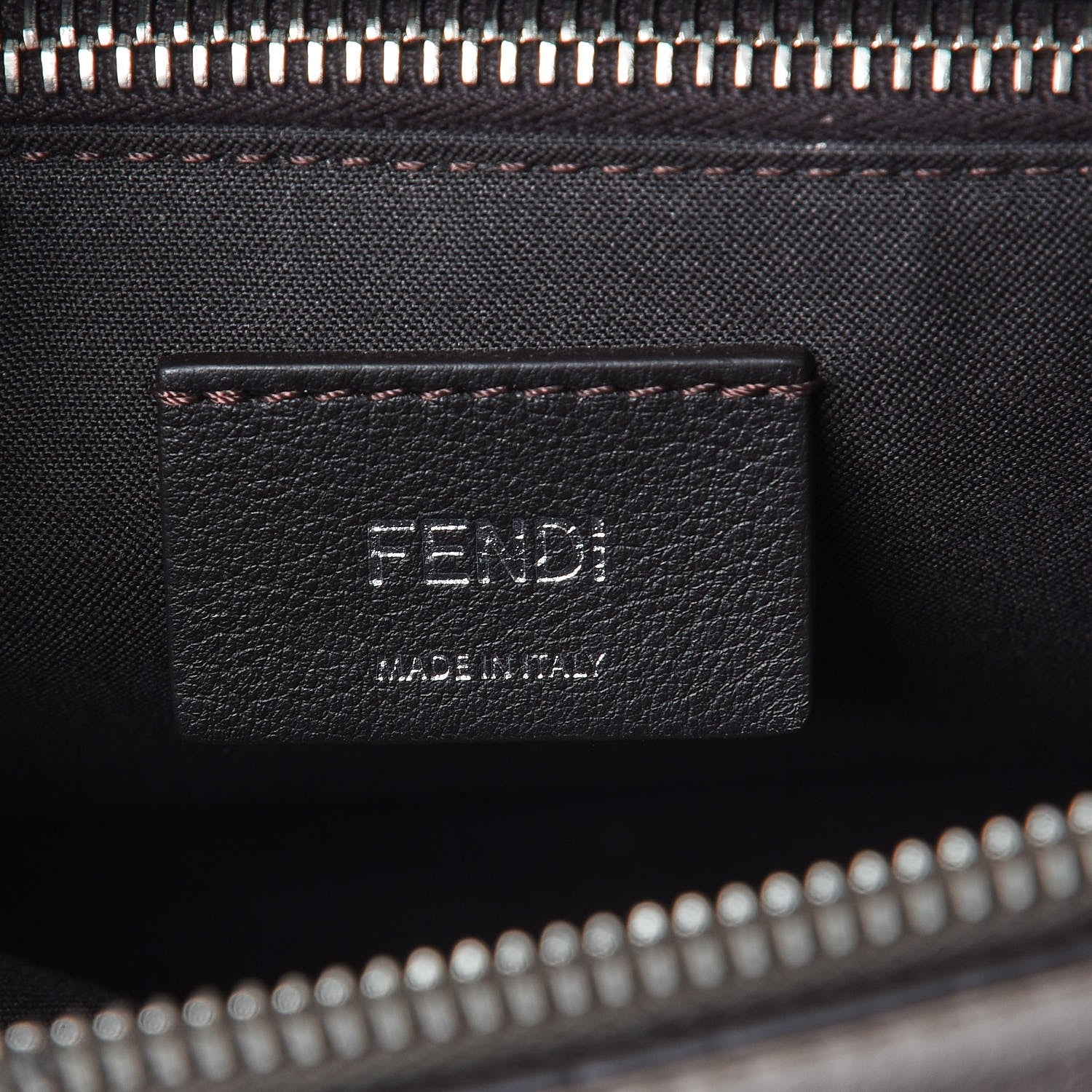 Fendi Vitello Dolce 4 Color Medium By The Way Boston Bag Grigio Polvere Arancio Multicolor 6 of 8