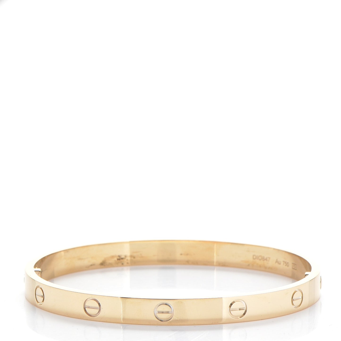 18K Yellow Gold LOVE Bracelet 19