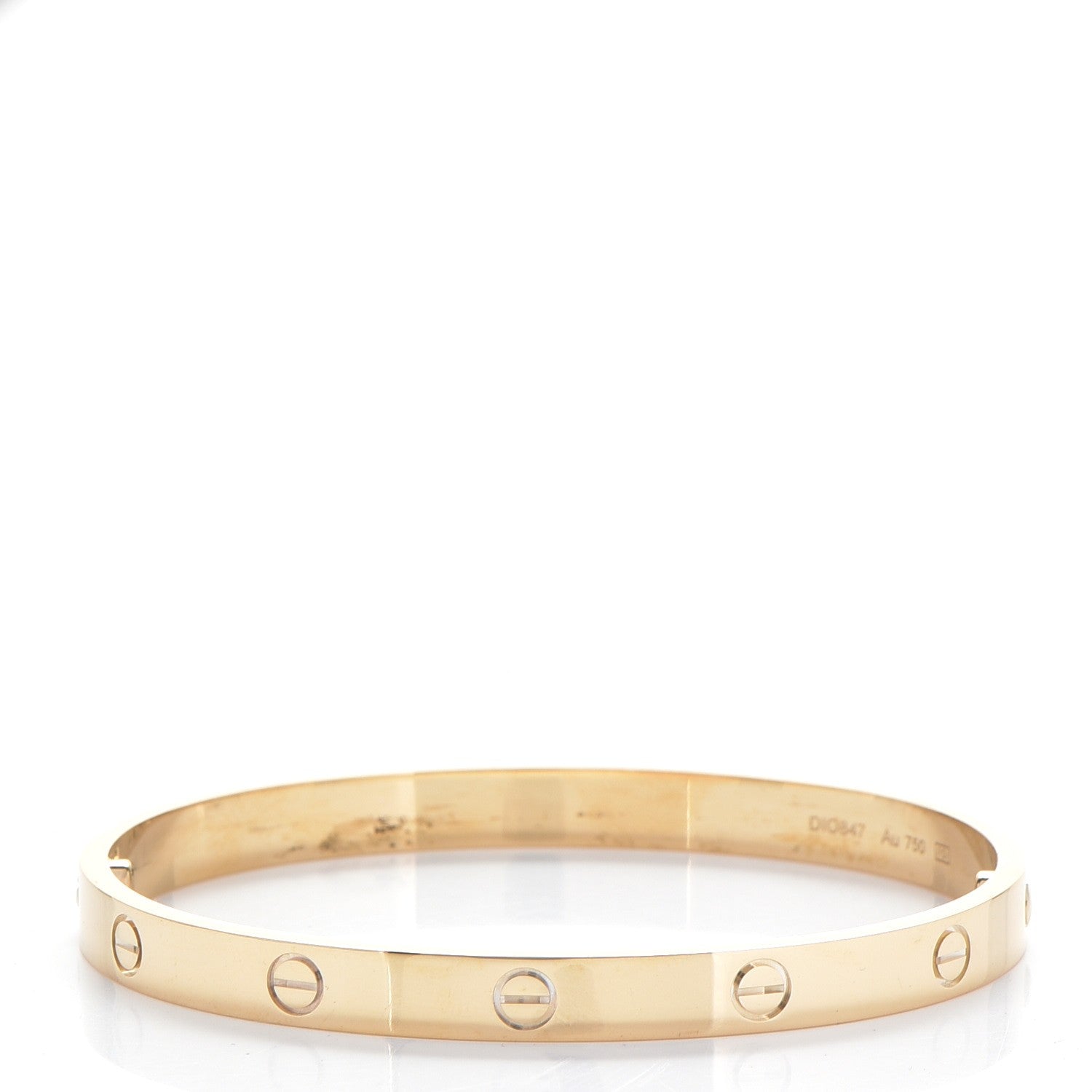 Cartier 18K Yellow Gold LOVE Bracelet 19 3 of 10