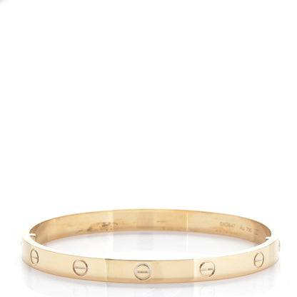 Cartier 18K Yellow Gold LOVE Bracelet 19 3 of 10
