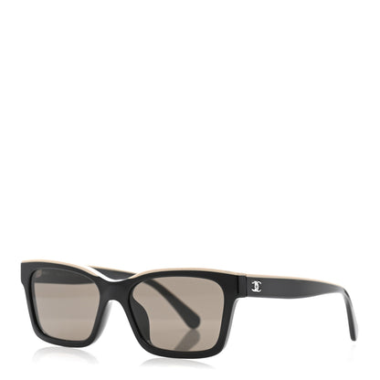 Chanel Acetate Polarized Square Sunglasses 5417-A Black 1 of 8