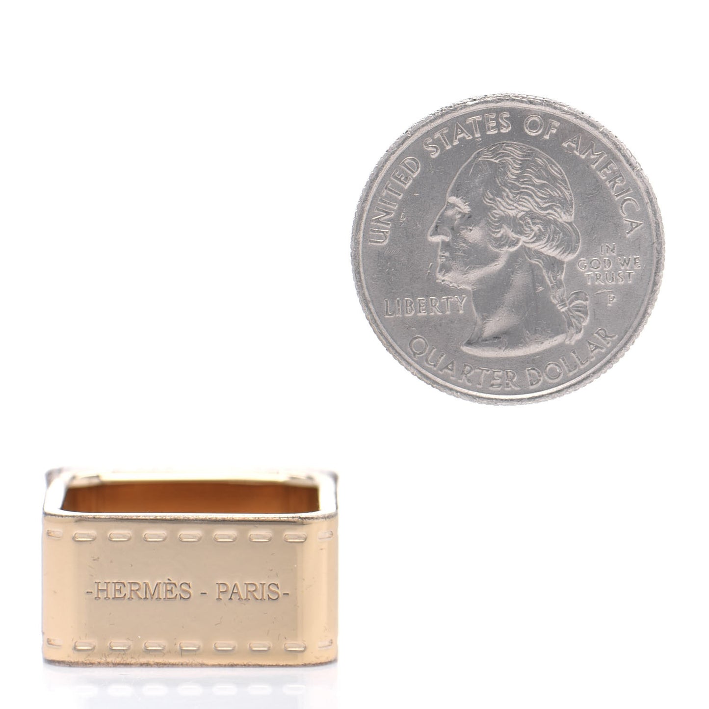 Permabrass Bolduc Scarf Ring