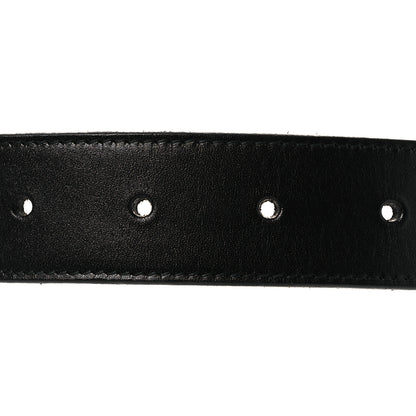 Saint Laurent Calfskin Chain Rider Belt S Black 3 of 7