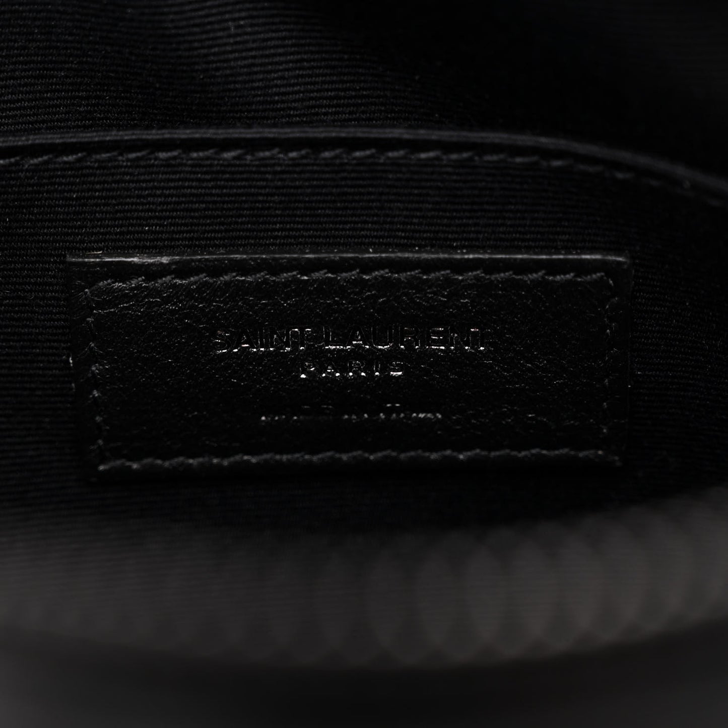 Calfskin Matelasse Monogram Monochrome Lou Camera Bag Black