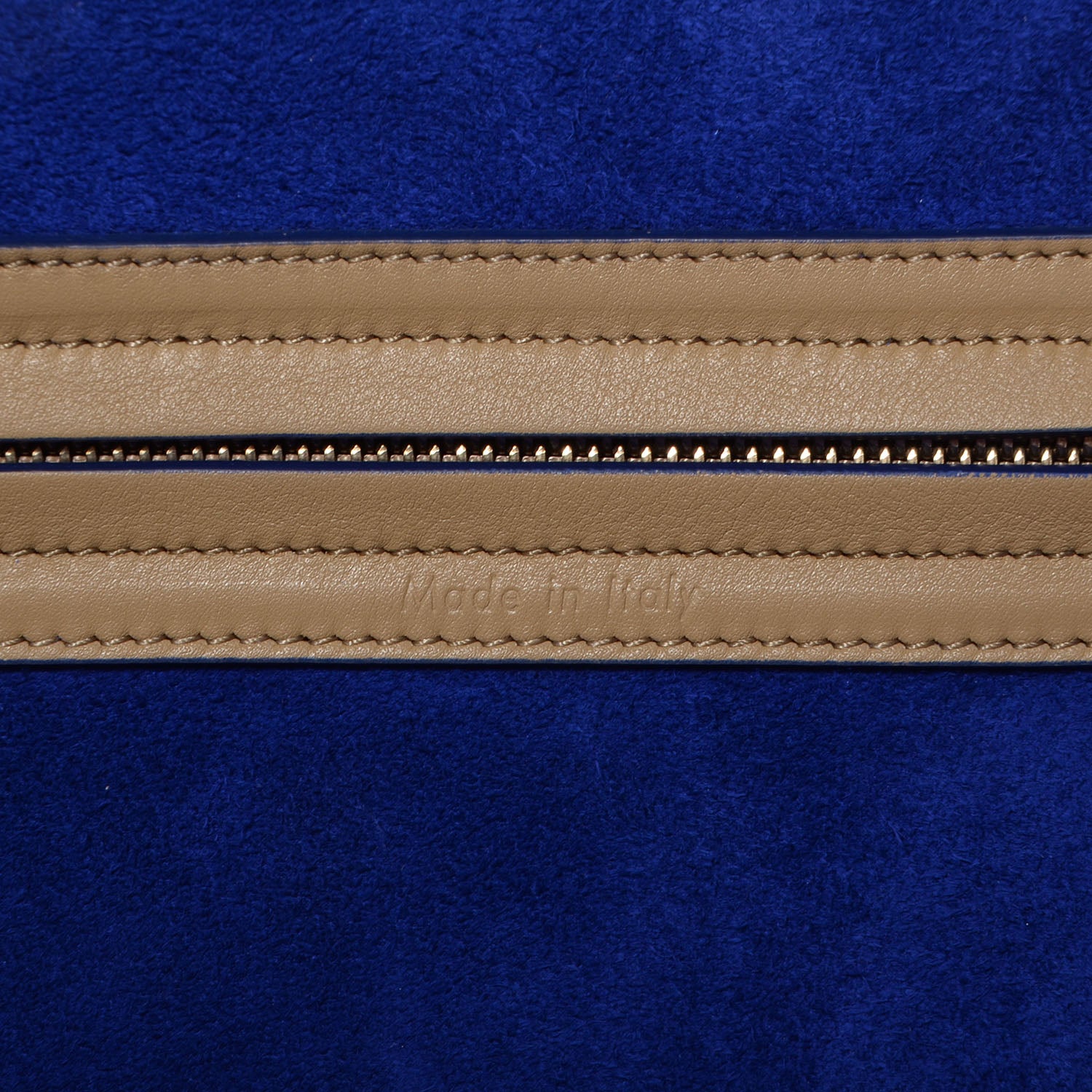 Celine Smooth Calfskin Color Trim Medium Phantom Luggage Dune Cobalt 6 of 9