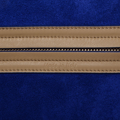Celine Smooth Calfskin Color Trim Medium Phantom Luggage Dune Cobalt 6 of 9