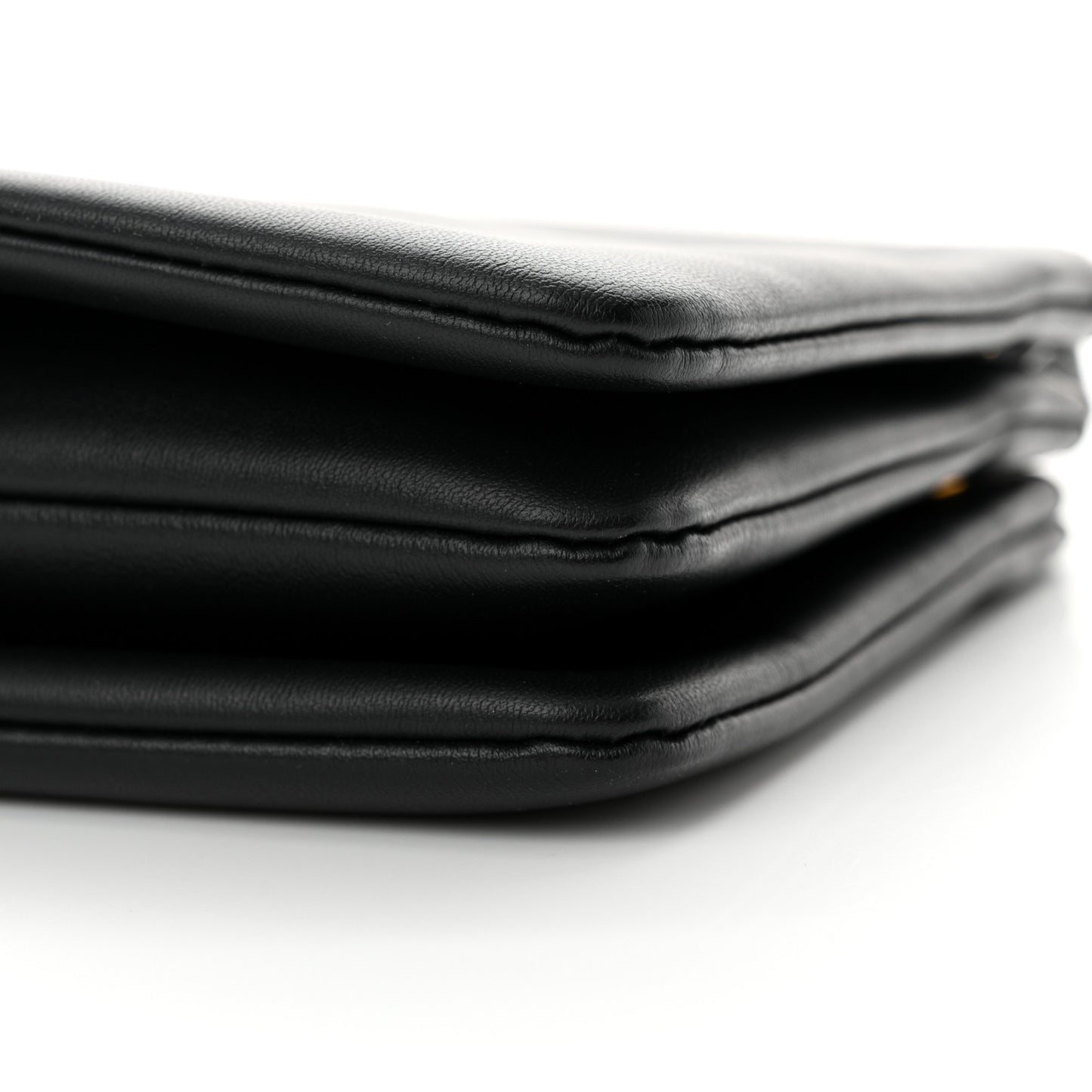Lambskin Small Trio Crossbody Bag Black