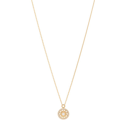 Harry Winston 18K Yellow Gold Diamond Winston Gates Pendant Necklace 1 of 6