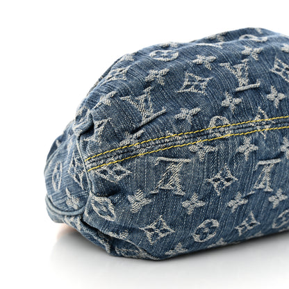 Louis Vuitton Monogram Denim Pleaty Blue 9 of 13