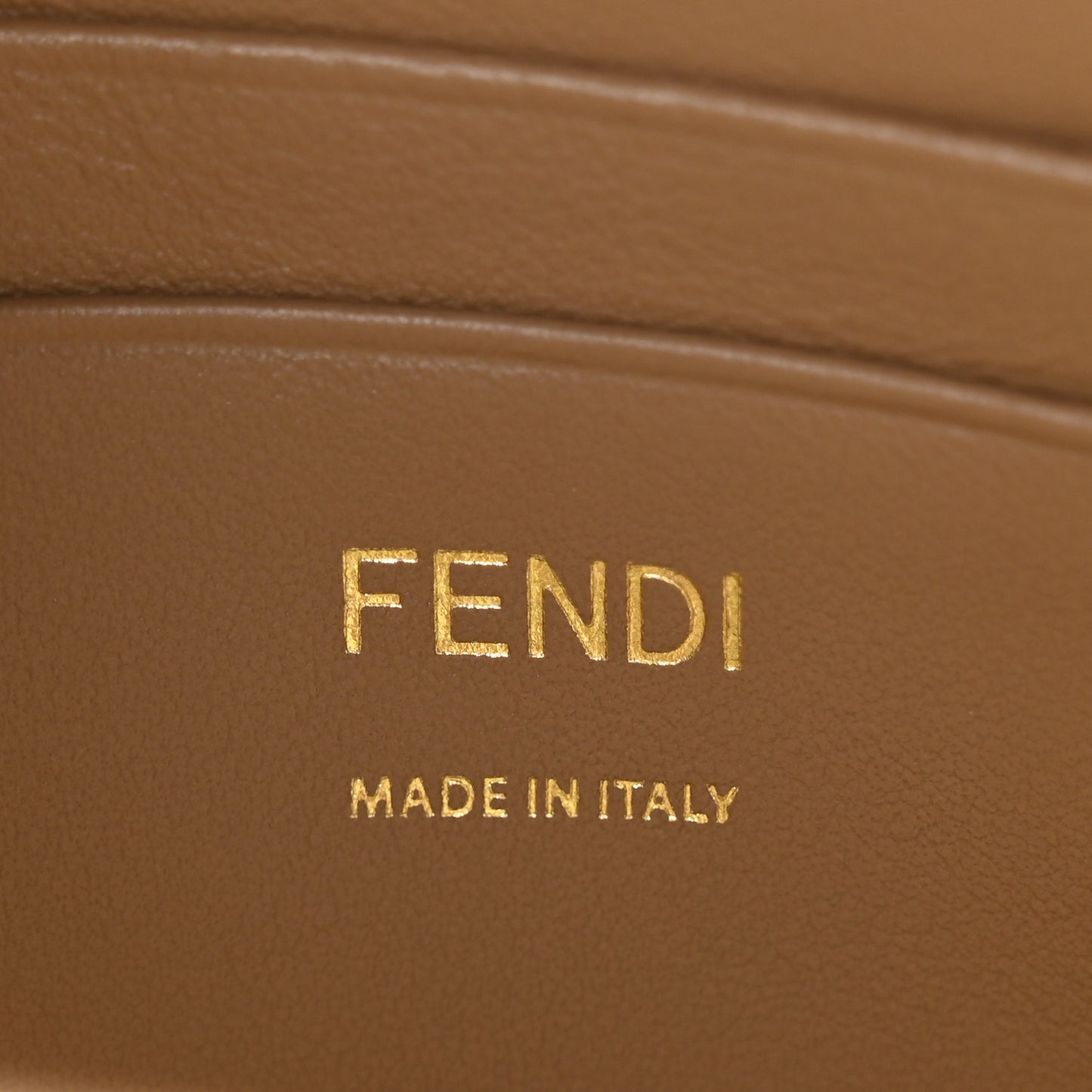 Fabric Jacquard FF 1974 Mini Baguette Beige