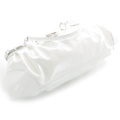 FASHIONPHILE SALVATOREFERRAGAMOPatentLeatherMarisaWhite 4 of 8