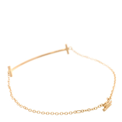 Tiffany 18K Yellow Gold T Smile Bracelet 2 of 5