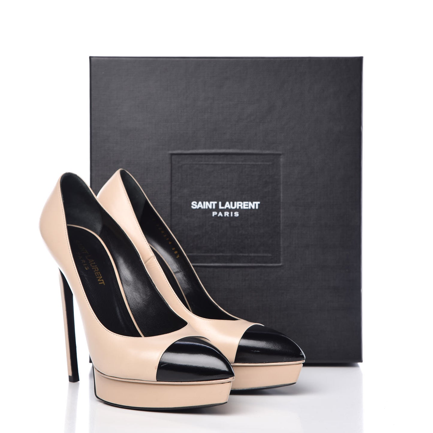 Cap Toe Janis 105 Platform Pumps Powder 38.5