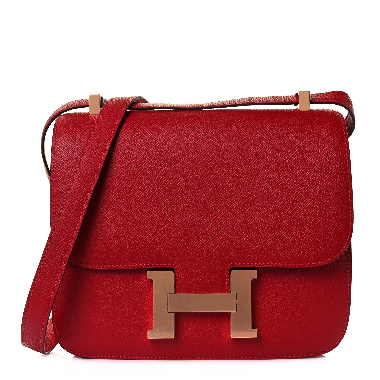 Hermes Epsom Constance 24 Rouge Casaque 2 of 20