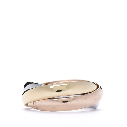 Cartier 18K Pink Yellow White Gold Classic Les Must De Trinity Ring 50 5.25 3 of 5
