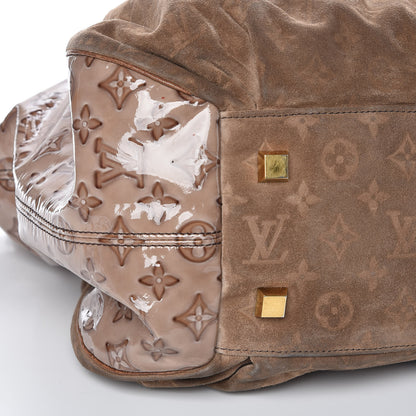 Louis Vuitton Suede Patent Monogram Irene Brown 10 of 12