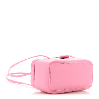 Chanel Shiny Caviar Preppy Coco Long Vanity With Strap Rose 4 of 12