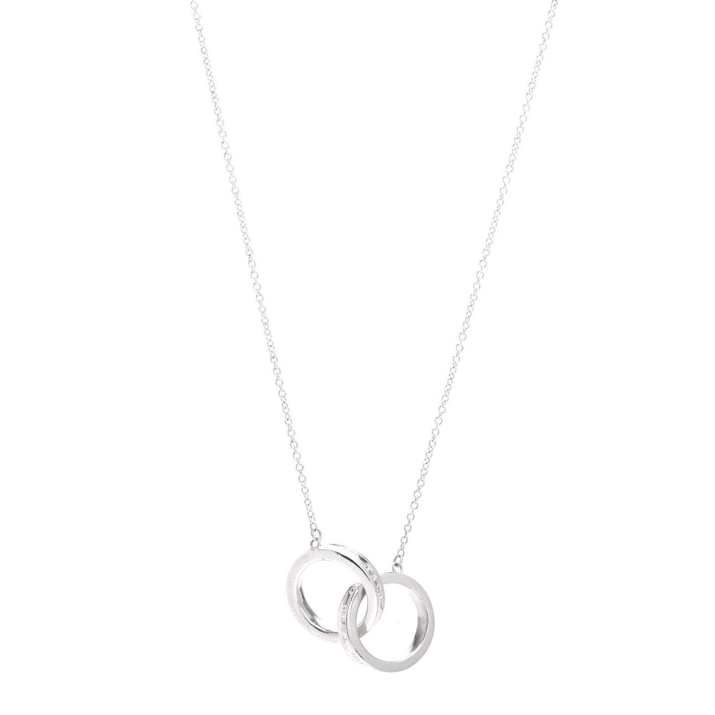 Sterling Silver 1837 Interlocking Circles Pendant Necklace