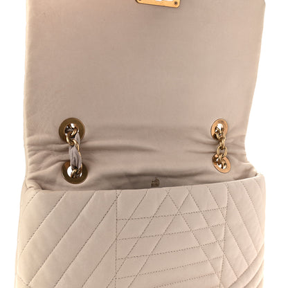 Lanvin Calfskin Quilted Medium Happy Shoulder Bag Grey 12 of 12