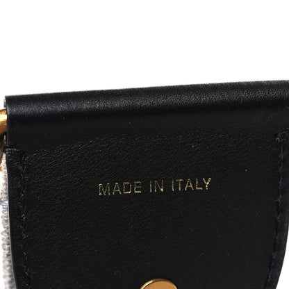 Christian Dior Canvas Embroidered Shoulder Strap Grey 5 of 5