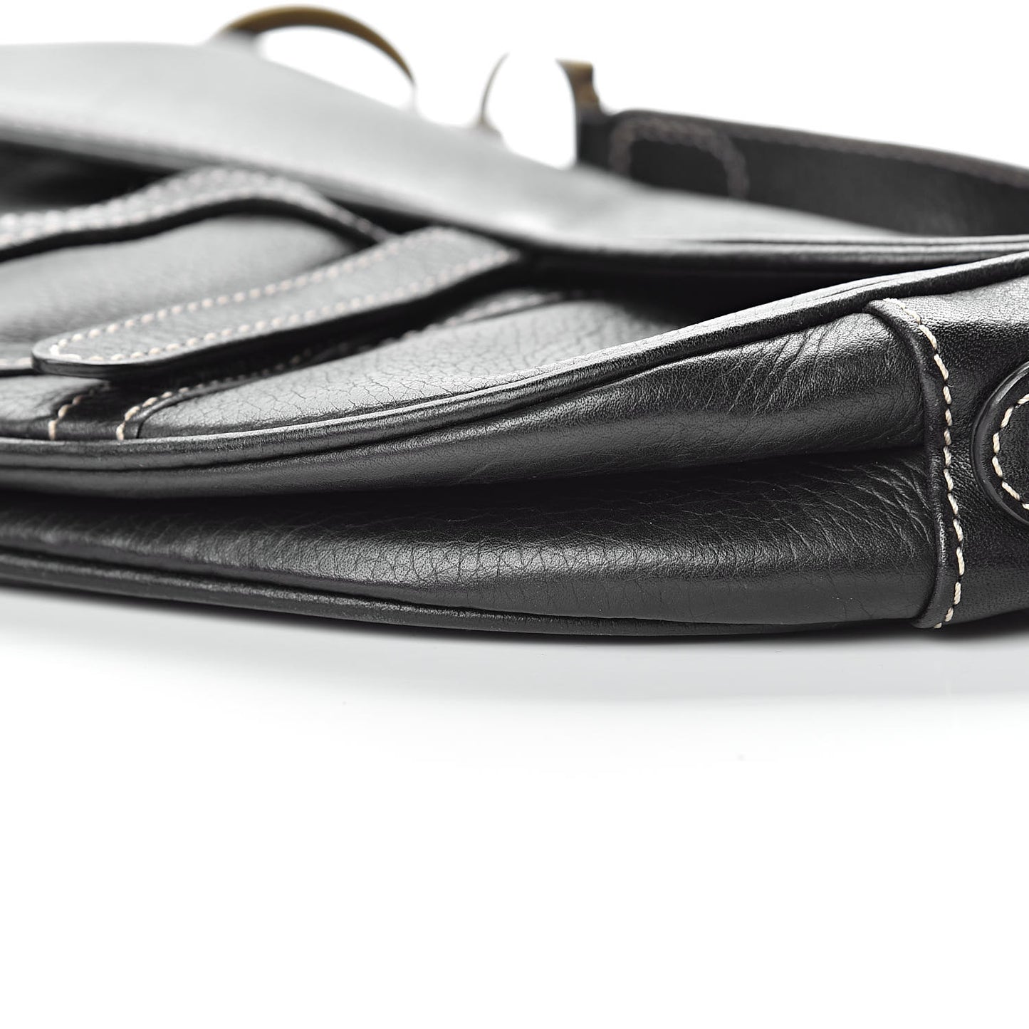 Calfskin Saddle Bag Black