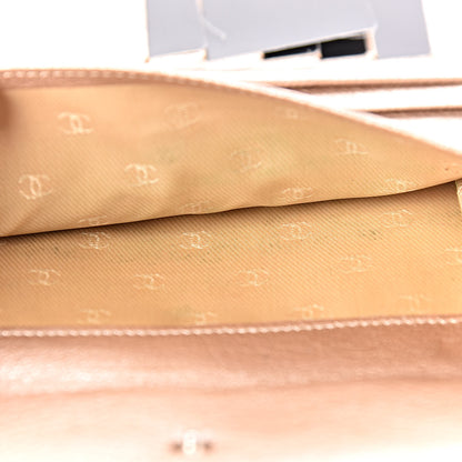 Chanel Metallic Goatskin Large Flap Wallet Gold 15 of 16