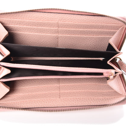 Gucci Calfskin Butterfly Farfalla Zip Around Wallet Perfect Pink 5 of 8