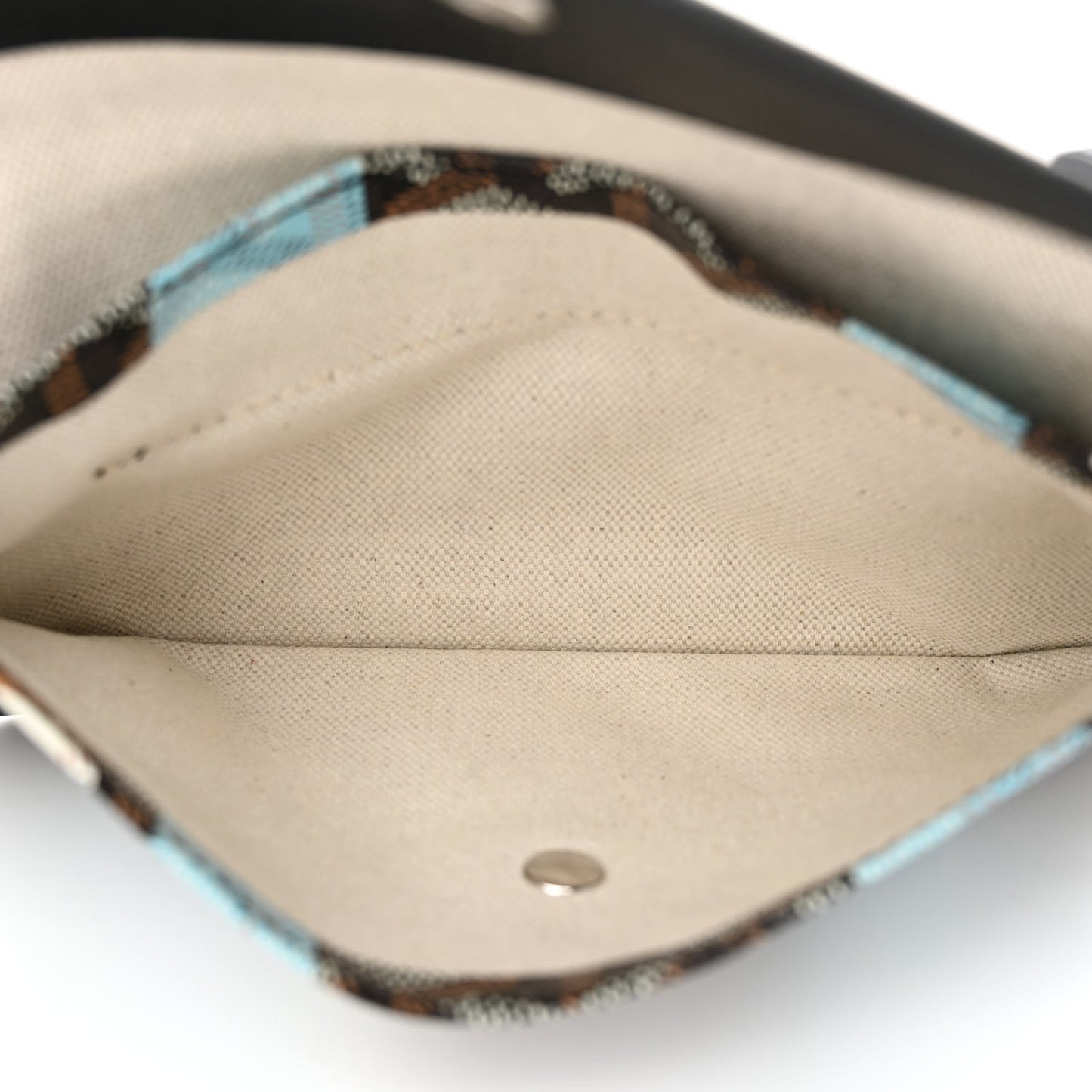 Goyardine Saint Louis Lettres Camouflage GM Black Blue