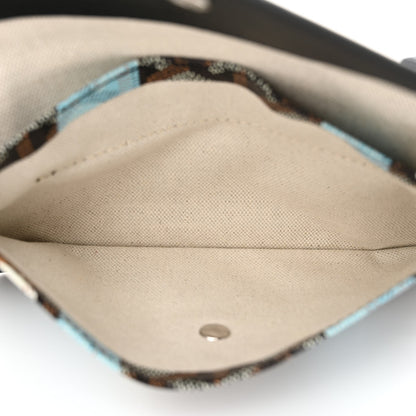 Goyard Goyardine Saint Louis Lettres Camouflage GM Black Blue 7 of 12
