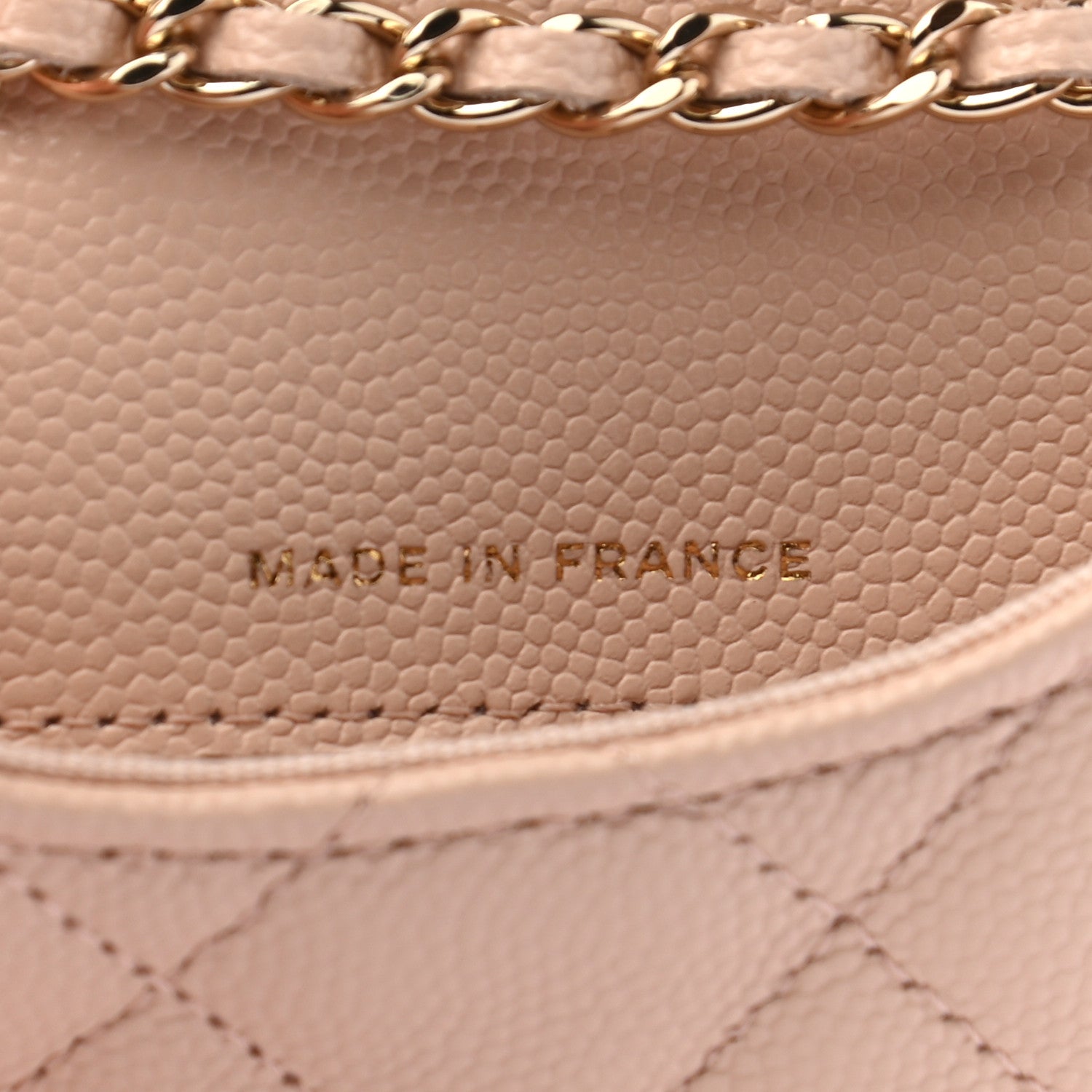 Chanel Caviar Quilted Mini Chain Belt Bag Light Beige 6 of 7