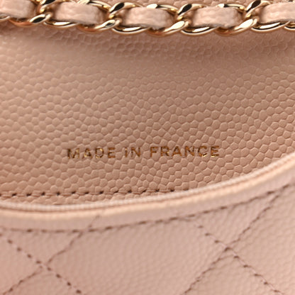 Chanel Caviar Quilted Mini Chain Belt Bag Light Beige 6 of 7