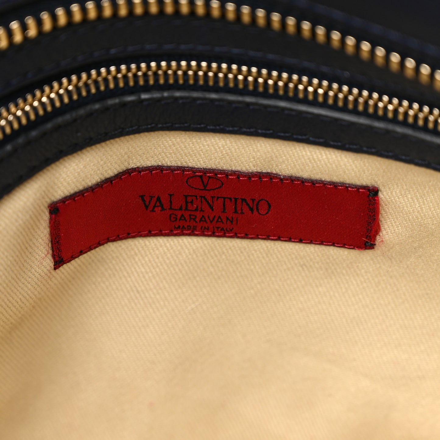 Vitello Rockstud Double Handle Tote Marine