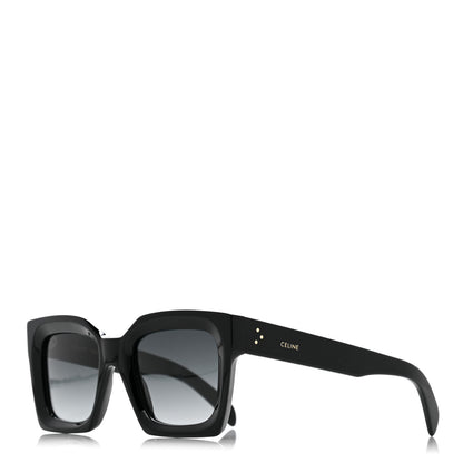 Celine Acetate Square Sunglasses CL401301 Black 1 of 7