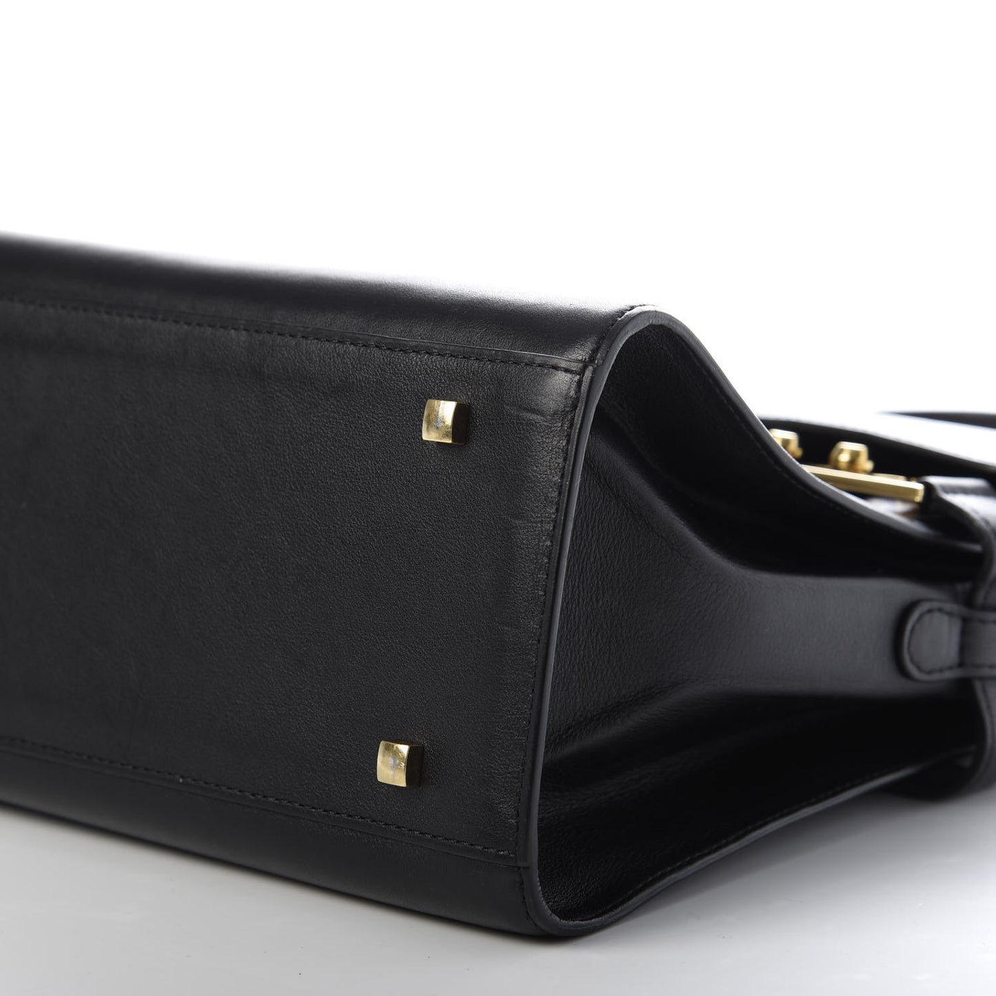 Smooth Calfskin GM Tempete Satchel Black