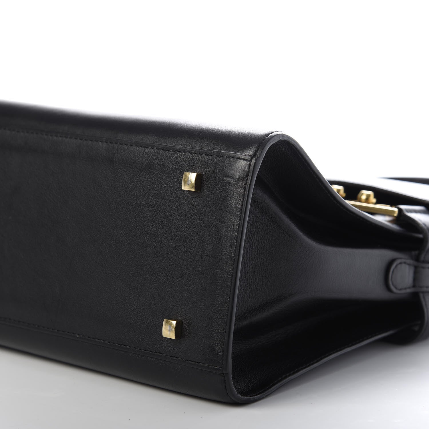 Delvaux Smooth Calfskin GM Tempete Satchel Black 7 of 9