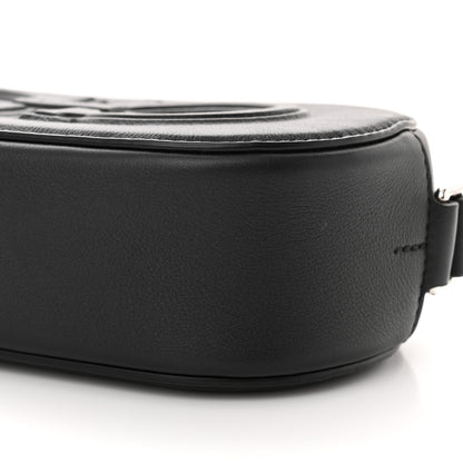Salvatore Ferragamo SALVATORE FERRAGAMO Calfskin Double Gancio Crossbody Bag Black 9 of 10