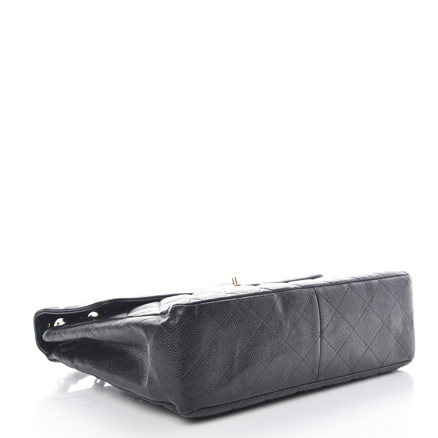 Chanel Caviar Quilted Jumbo Single Flap Black 4 of 21