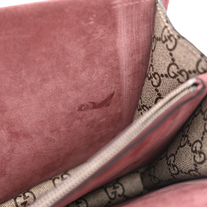 Gucci GG Supreme Monogram Blooms Small Dionysus Shoulder Bag Beige Multicolor Dry Rose 14 of 15