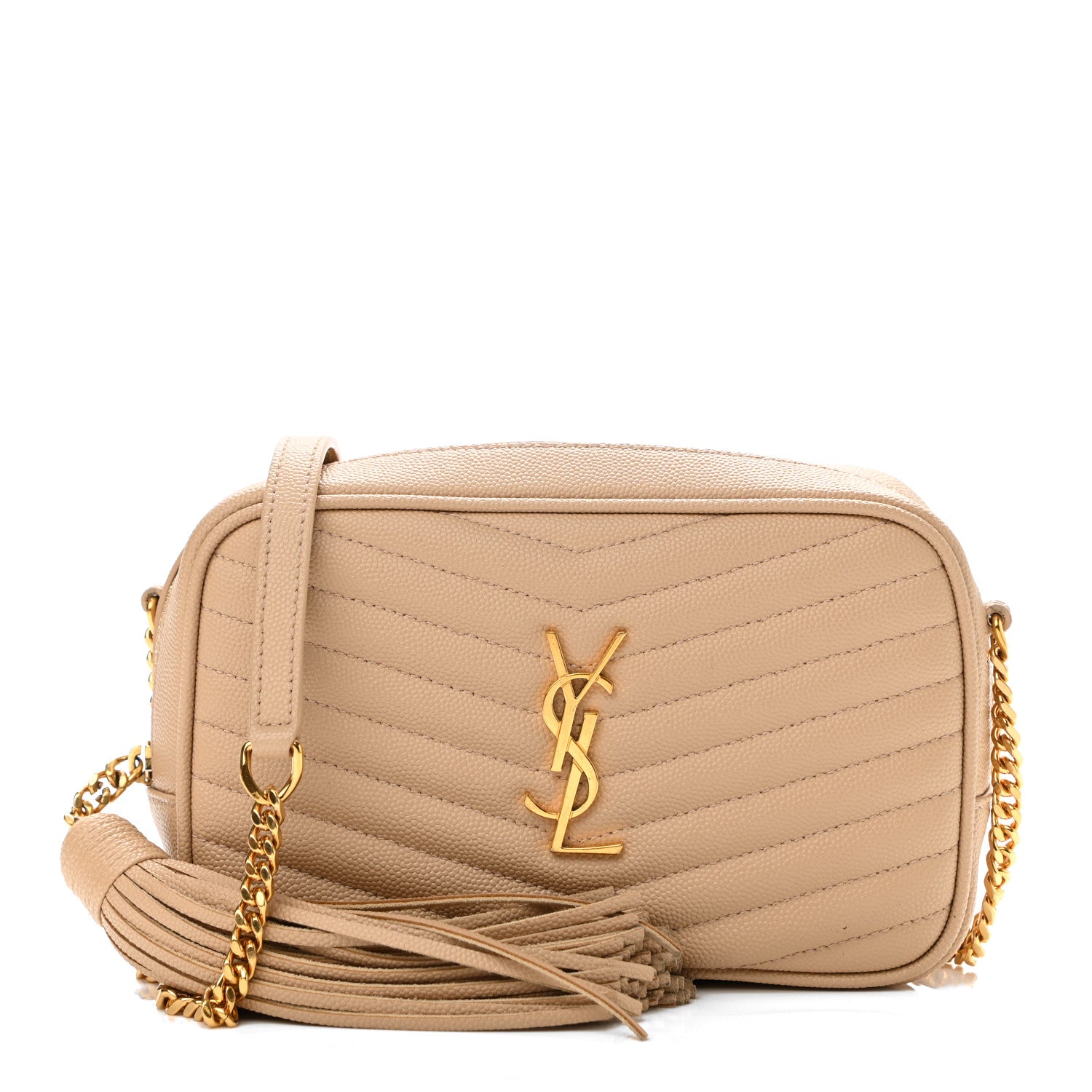 Saint Laurent Grain De Poudre Matelasse Monogram Mini Lou Camera Bag New Powder 1 of 10