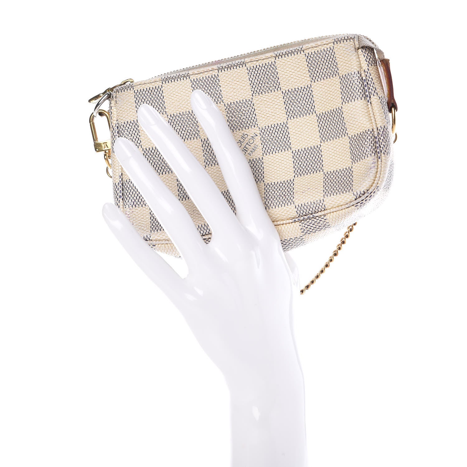 Louis Vuitton Damier Azur Mini Pochette Accessories 2 of 11