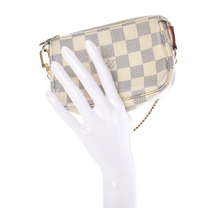 Louis Vuitton Damier Azur Mini Pochette Accessories 2 of 11