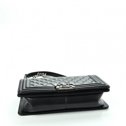 Chanel Lambskin Quilted Medium Boy Flap Black 4 of 11