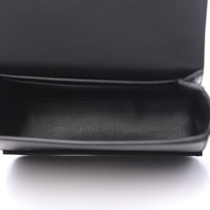 Burberry Calfskin Lizard Embossed Two Tone Small Grace Bag Black 5 of 11
